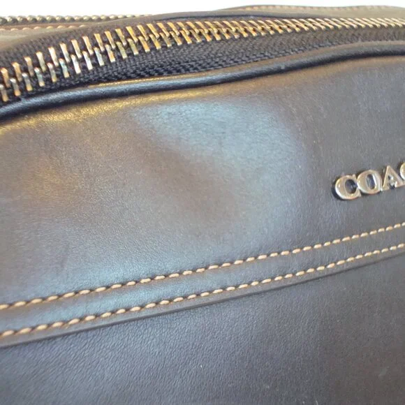 COACH Graham Crossbody Smooth Leather Black Adjustable Strap VERY GOOD CONDTION! - Picture 9 of 10